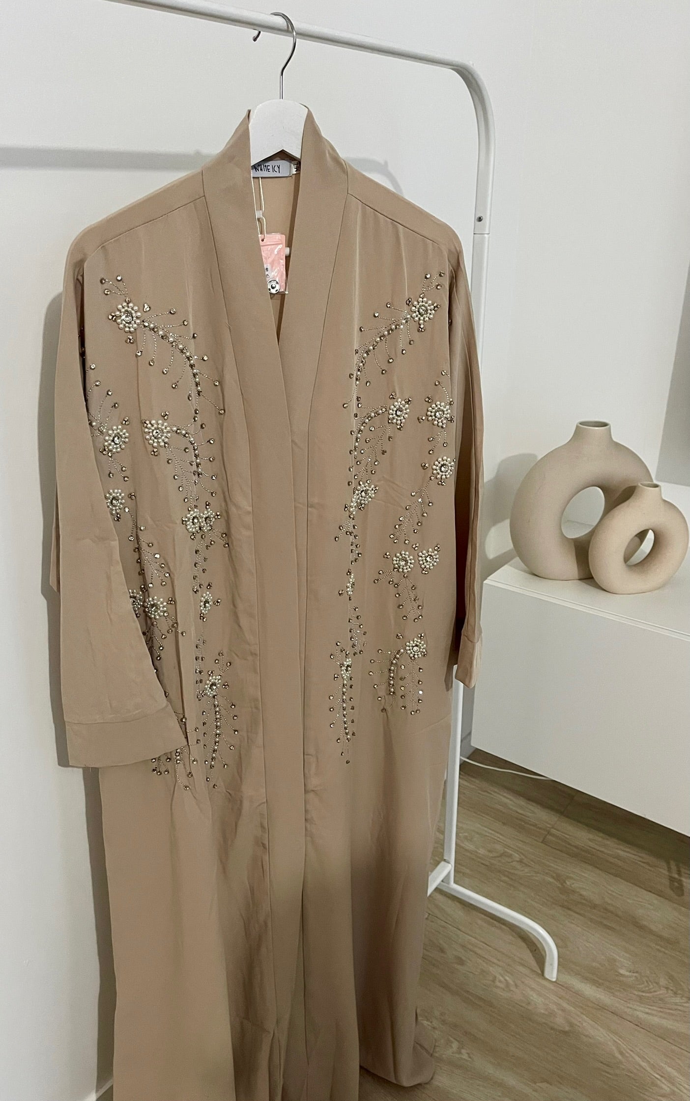 Abaya perlée