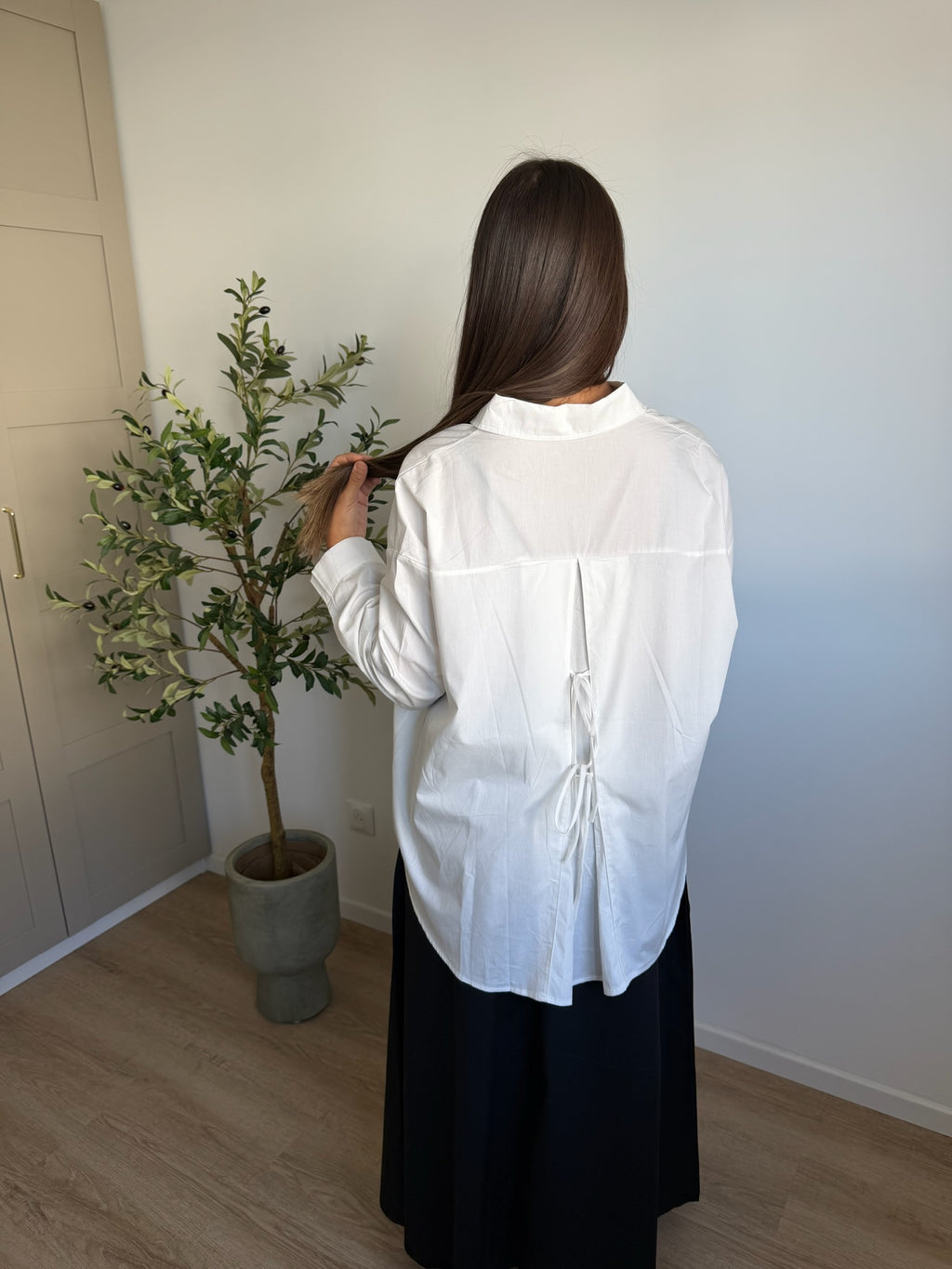 Chemise oversize blanche