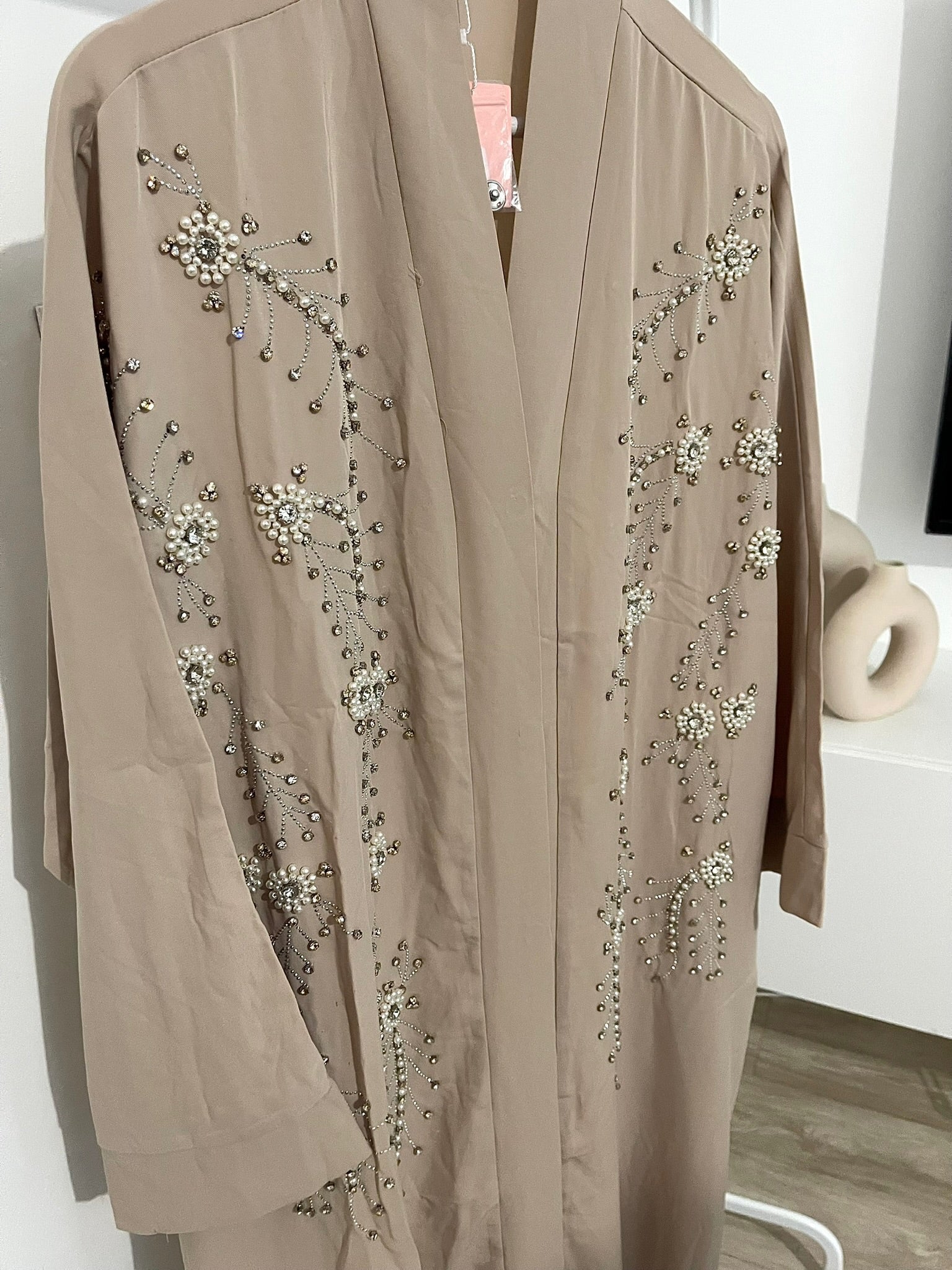 Abaya perlée