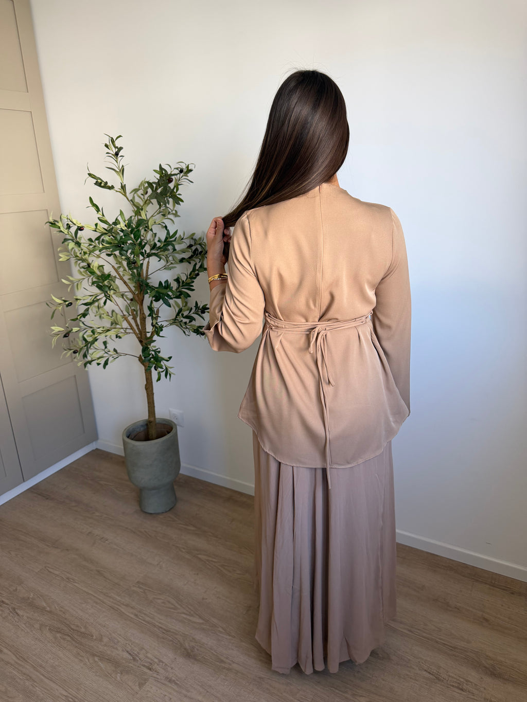 Ensemble deux pièces camel