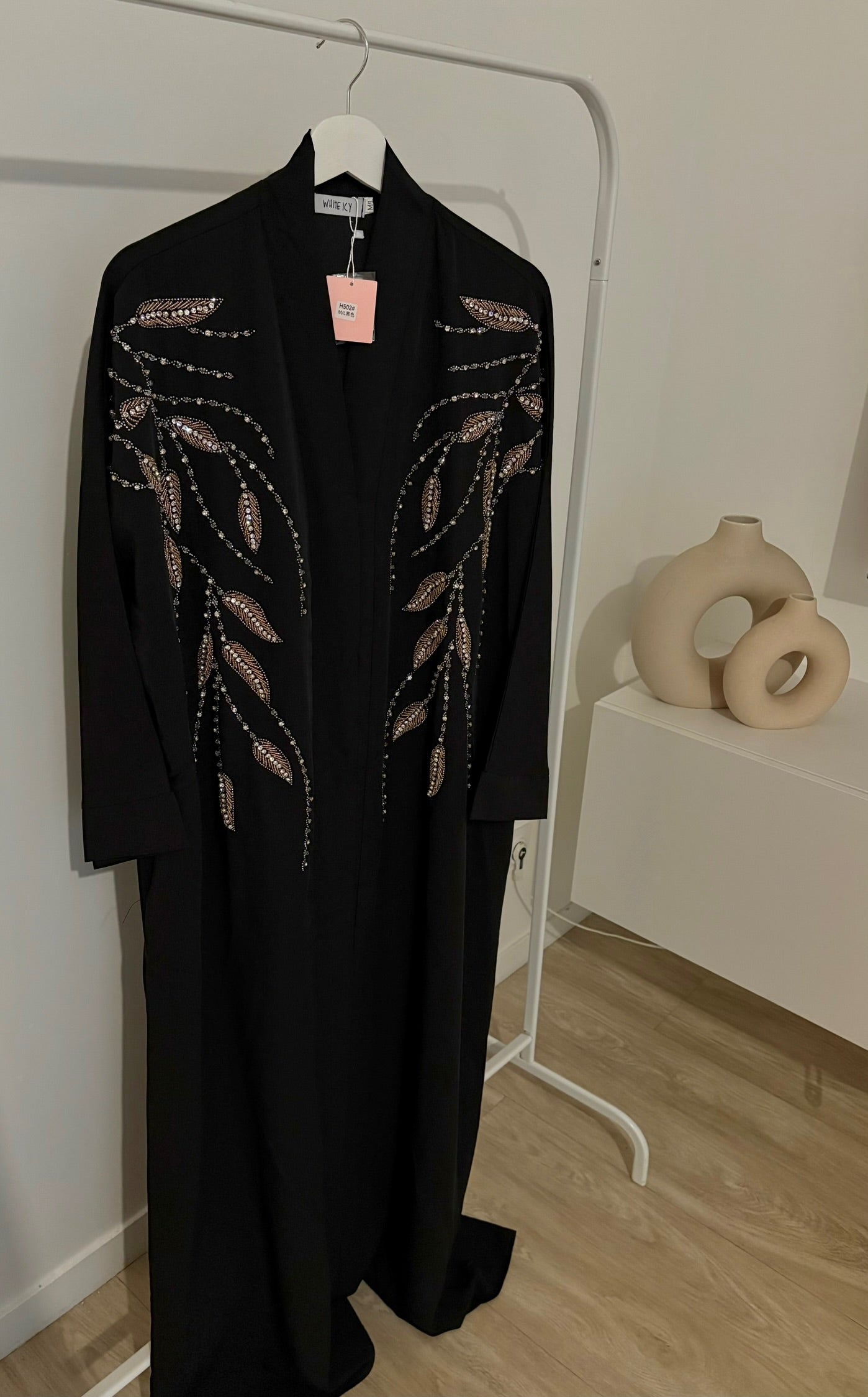 Abaya perlée